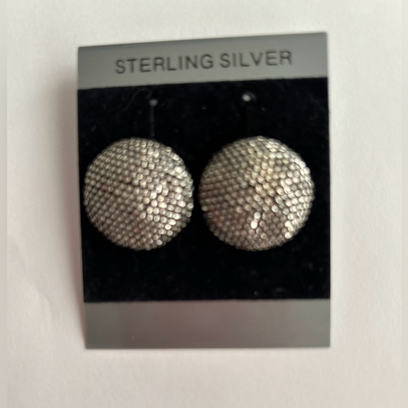 New Sterling Silver Handmade Stud Earrings made in USA - Picture 12 of 12